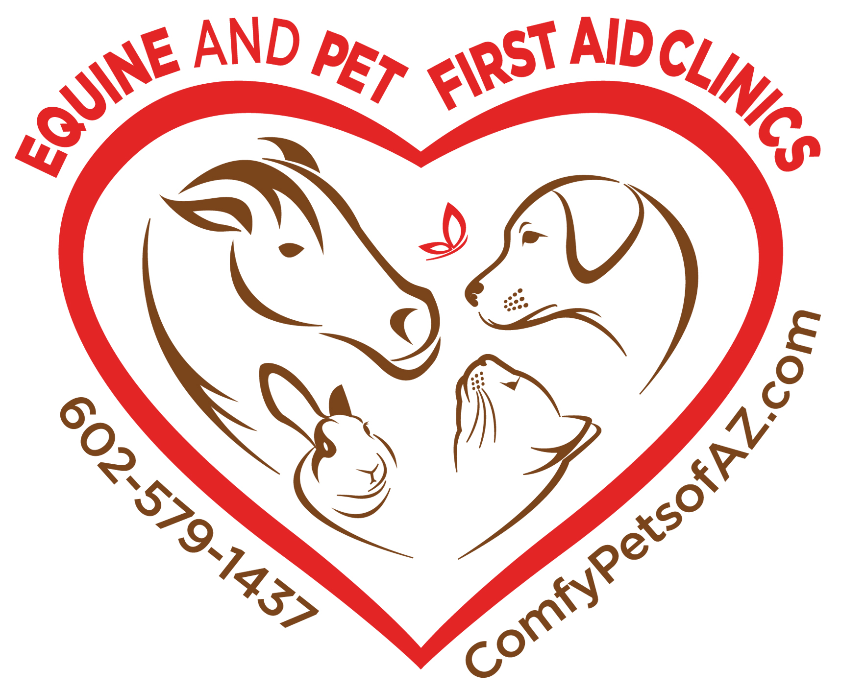 Equine-Pet ComfyPets-logo red-brown